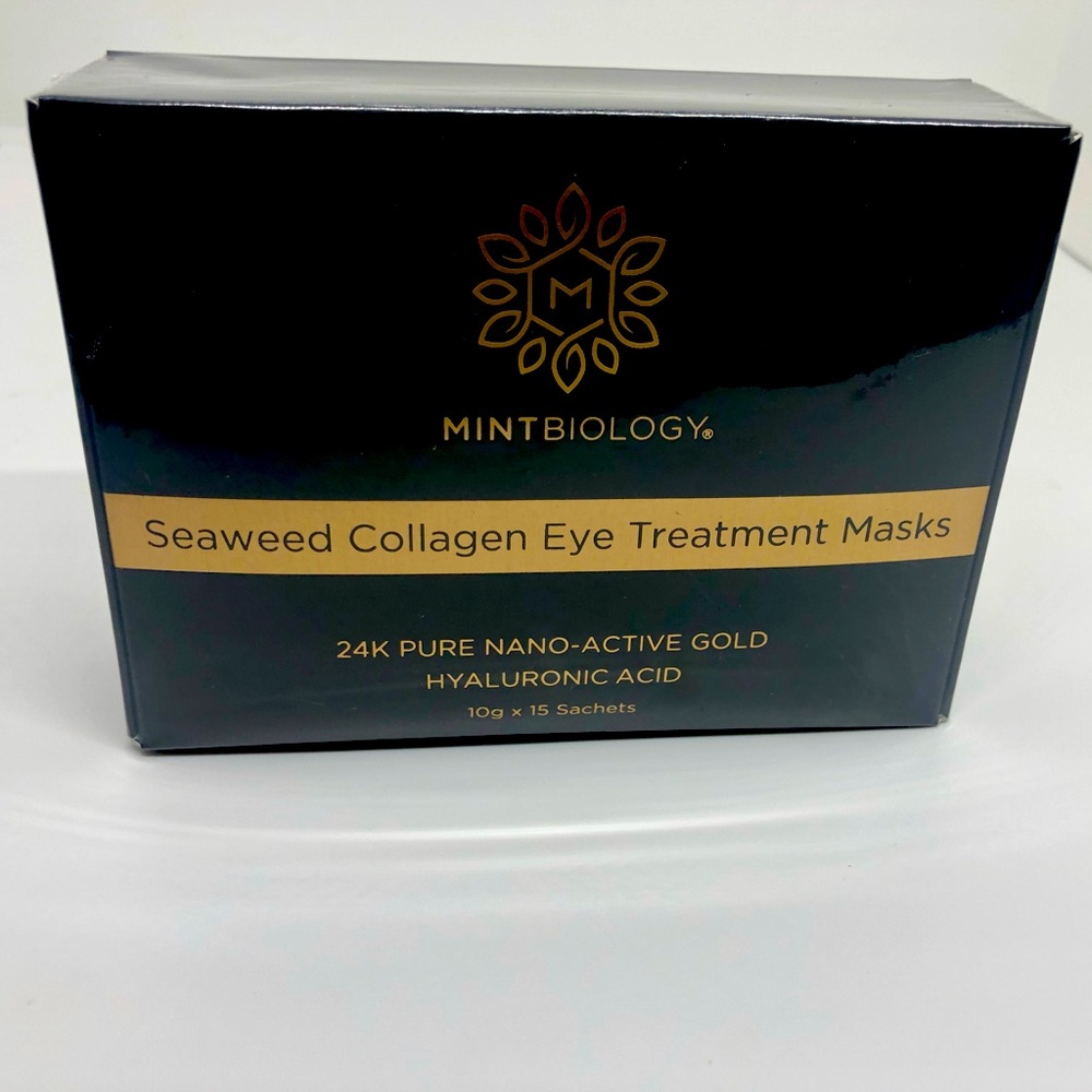 Mintbiology Seaweed Collagen Eye Treatment Masks